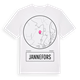 White t-shirt med Jannefors t-shirt