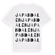 Japandalen ordlek t-shirt
