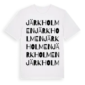 Järkholmen ordlek t-shirt – ekologisk bomull t-shirt från Pinshirt