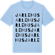 Blue Soul t-shirt med Jarlehus ordlek t-shirt