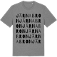 Mid Heather Gray t-shirt med Järnabron ordlek t-shirt