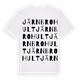 Järnbrohult ordlek t-shirt