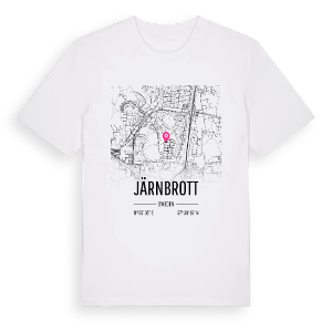 Järnbrott karta t-shirt – ekologisk bomull t-shirt från Pinshirt