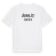 White t-shirt med Järnklätt i Sverige t-shirt