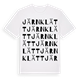 Järnklätt ordlek t-shirt