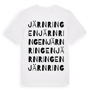 Järnringen ordlek t-shirt – ekologisk bomull t-shirt från Pinshirt