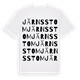 Järns stom ordlek t-shirt