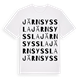 Järnsyssla ordlek t-shirt