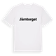 White t-shirt med Järntorget fetstil t-shirt