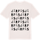 Vintage White t-shirt med Järpås ordlek t-shirt