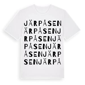 Järpåsen ordlek t-shirt – ekologisk bomull t-shirt från Pinshirt