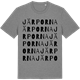 Mid Heather Gray t-shirt med Järporna ordlek t-shirt