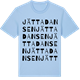 Blue Soul t-shirt med Jättadansen ordlek t-shirt
