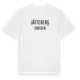 White t-shirt med Jätteberg i Sverige t-shirt