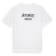 White t-shirt med Jättenäset i Sverige t-shirt