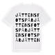 Jättens Fotspår ordlek t-shirt