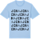 Blue Soul t-shirt med Jena ordlek t-shirt