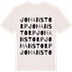 Vintage White t-shirt med Johanstorp ordlek t-shirt