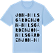 Blue Soul t-shirt med Jon-Nilsgården ordlek t-shirt