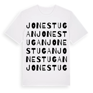 Jonestugan ordlek t-shirt – ekologisk bomull t-shirt från Pinshirt