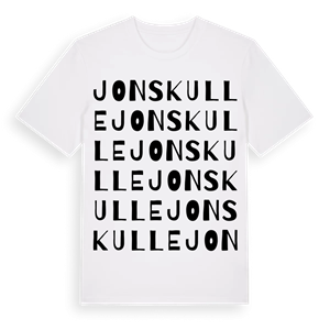 Jons kulle ordlek t-shirt – ekologisk bomull t-shirt från Pinshirt