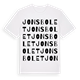 Jonsbolet ordlek t-shirt