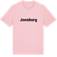 Pink Cotton t-shirt med Jonsborg fetstil t-shirt