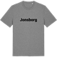 Mid Heather Gray t-shirt med Jonsborg fetstil t-shirt