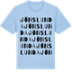 Blue Soul t-shirt med Jönslunda ordlek t-shirt