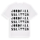 Jordfallsslätten ordlek t-shirt