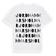 Jordhammars holmar ordlek t-shirt
