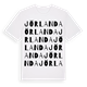Jörlanda ordlek t-shirt