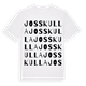 Josskulla ordlek t-shirt