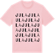 Pink Cotton t-shirt med Jula ordlek t-shirt