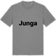 Mid Heather Gray t-shirt med Junga fetstil t-shirt
