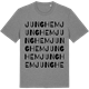 Mid Heather Gray t-shirt med Junghem ordlek t-shirt