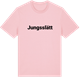 Pink Cotton t-shirt med Jungsslätt fetstil t-shirt