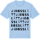 Blue Soul t-shirt med Jungsslätt ordlek t-shirt