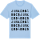 Blue Soul t-shirt med Junkergården ordlek t-shirt