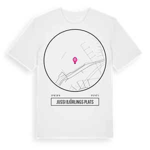 Jussi Björlings plats t-shirt – ekologisk bomull t-shirt från Pinshirt