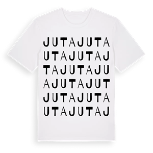 Juta ordlek t-shirt – ekologisk bomull t-shirt från Pinshirt