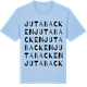 Blue Soul t-shirt med Jutabacken ordlek t-shirt