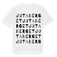 Jutaberget ordlek t-shirt