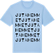 Blue Soul t-shirt med Jutahemmet ordlek t-shirt