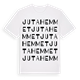 Jutahemmet ordlek t-shirt