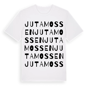 Jutamossen ordlek t-shirt – ekologisk bomull t-shirt från Pinshirt