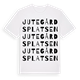 Jutegårdsplatsen ordlek t-shirt