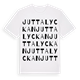 Juttalyckan ordlek t-shirt