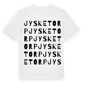 Jysketorp ordlek t-shirt – ekologisk bomull t-shirt från Pinshirt