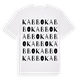 Kabbo ordlek t-shirt